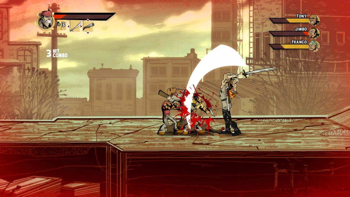 Shank (Windows) screenshot: Katana in action.