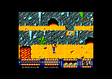 Renegade III: The Final Chapter (Amstrad CPC) screenshot: Starting the game.