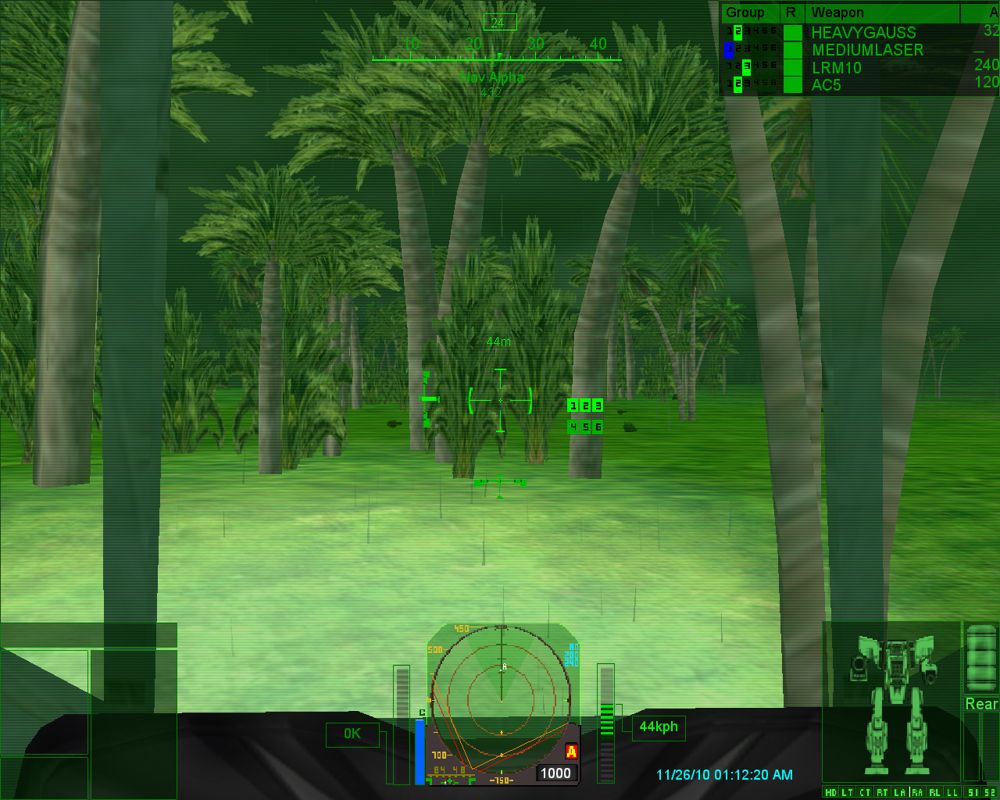 MechWarrior 4: Mercenaries (Windows) screenshot: Jungle Recon