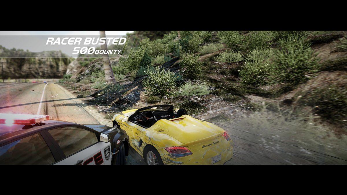 Need for Speed: Hot Pursuit (Windows) screenshot: Boom!