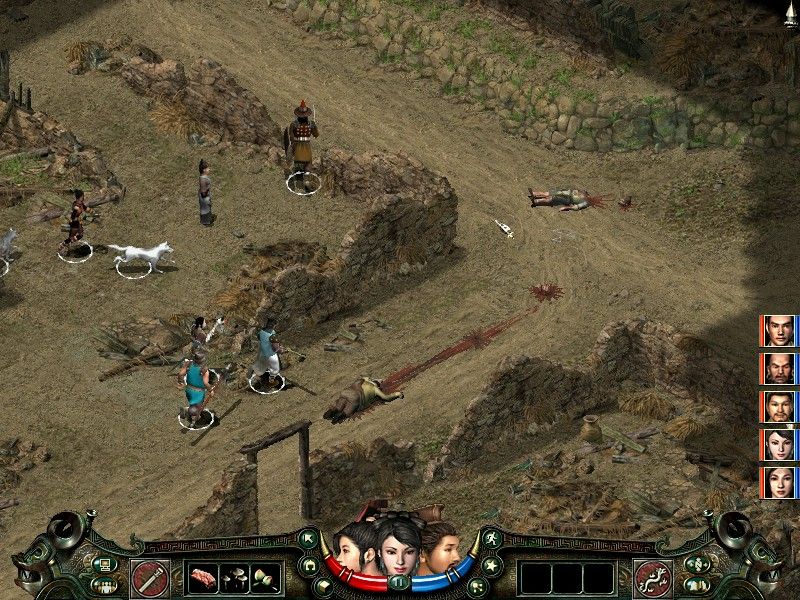 Prince of Qin (Windows) screenshot: Because of you these people were massacred.