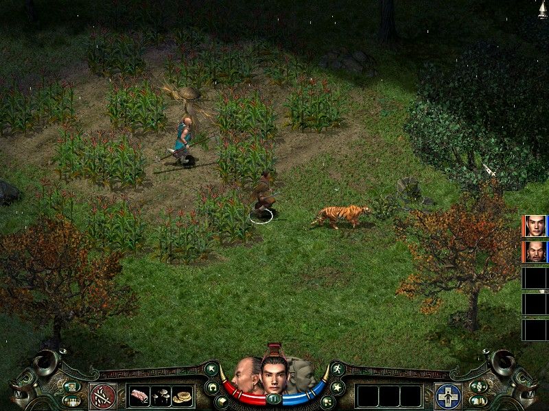 Prince of Qin (Windows) screenshot: Its a tiger! Kill it!