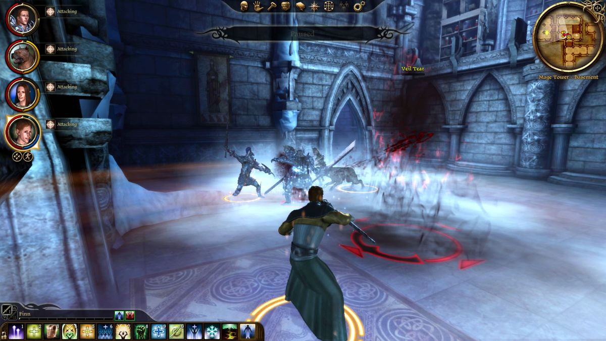 Dragon Age: Origins - Witch Hunt (Windows) screenshot: Solving a little problem in the cellar