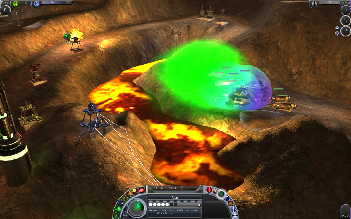 Sol Survivor (Windows) screenshot: Chemical warfare