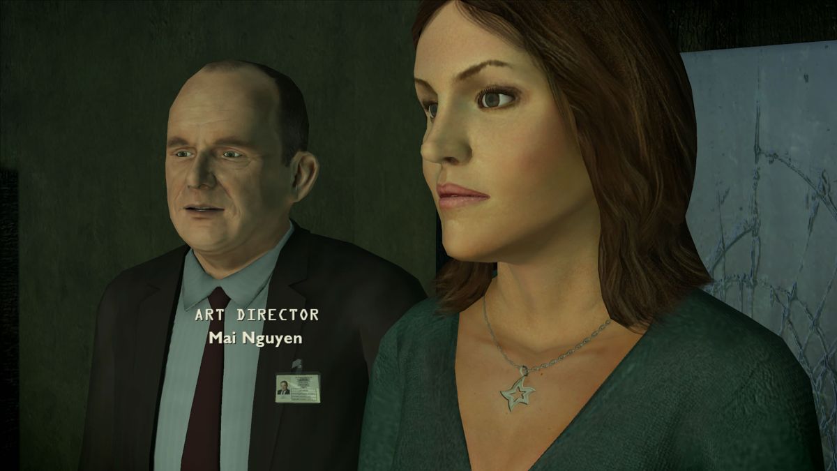 CSI: Crime Scene Investigation - Fatal Conspiracy (Windows) screenshot: Cutscenes show characters from the show talking