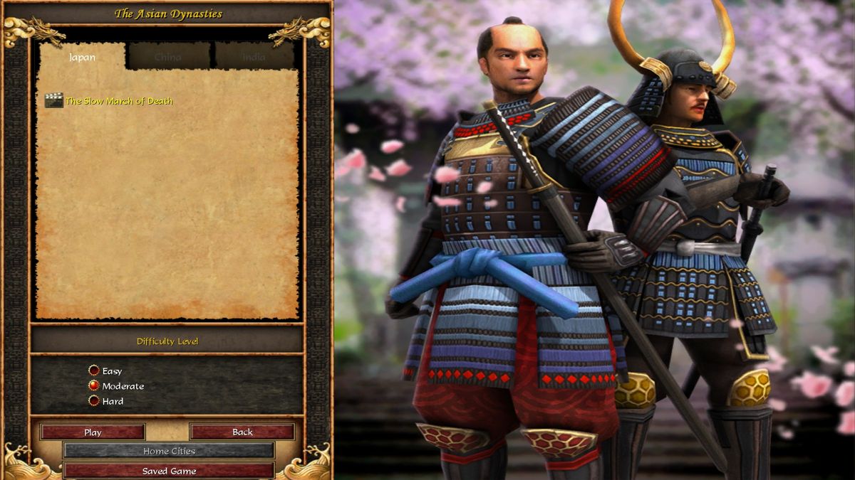 Age of Empires III: The Asian Dynasties (Windows) screenshot: Asian Dynasties campaign