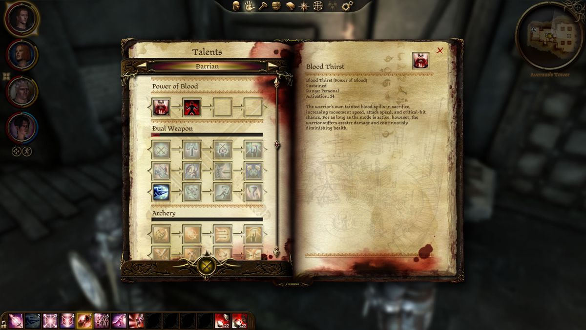 Dragon Age: Origins - Warden's Keep (Windows) screenshot: One of the two new abilities