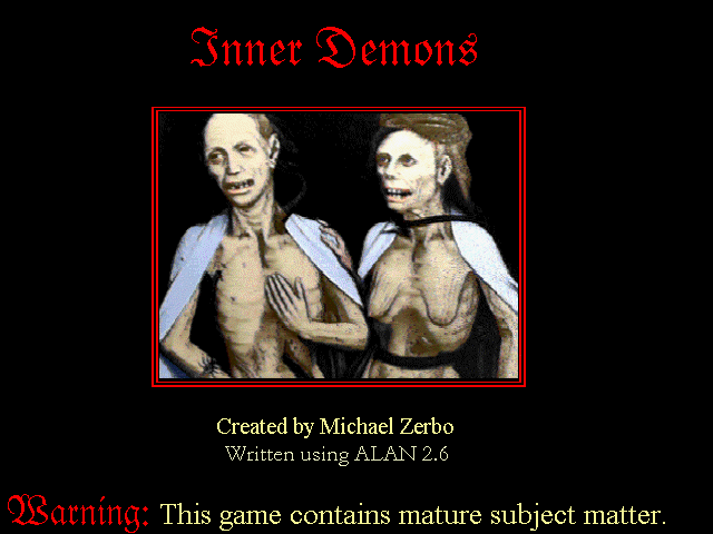 Inner Demons (DOS) screenshot: Load screen
