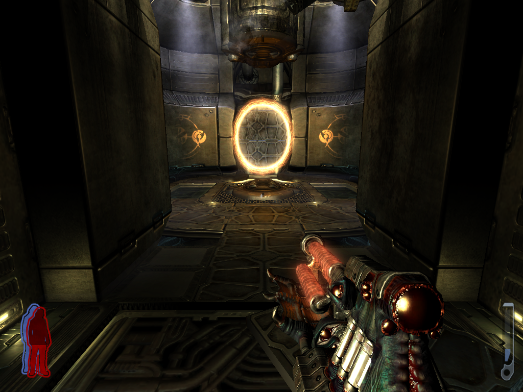 Prey (Linux) screenshot: And of course, there are also many Portals.