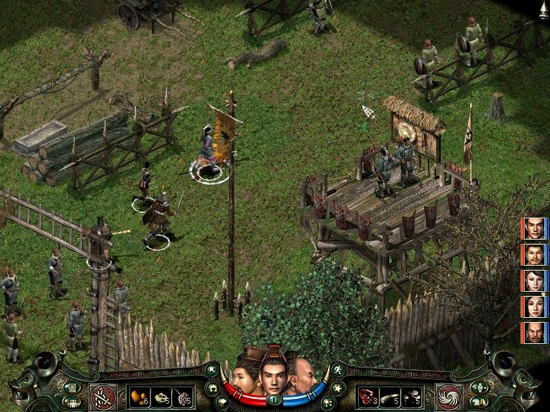 Prince of Qin (Windows) screenshot: Entering rebel camp.