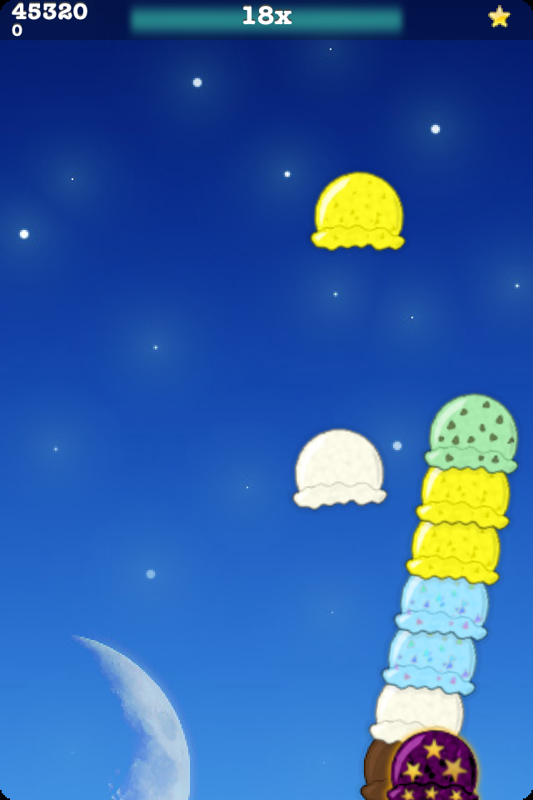 Screenshot of Scoops (iPhone, 2008) MobyGames