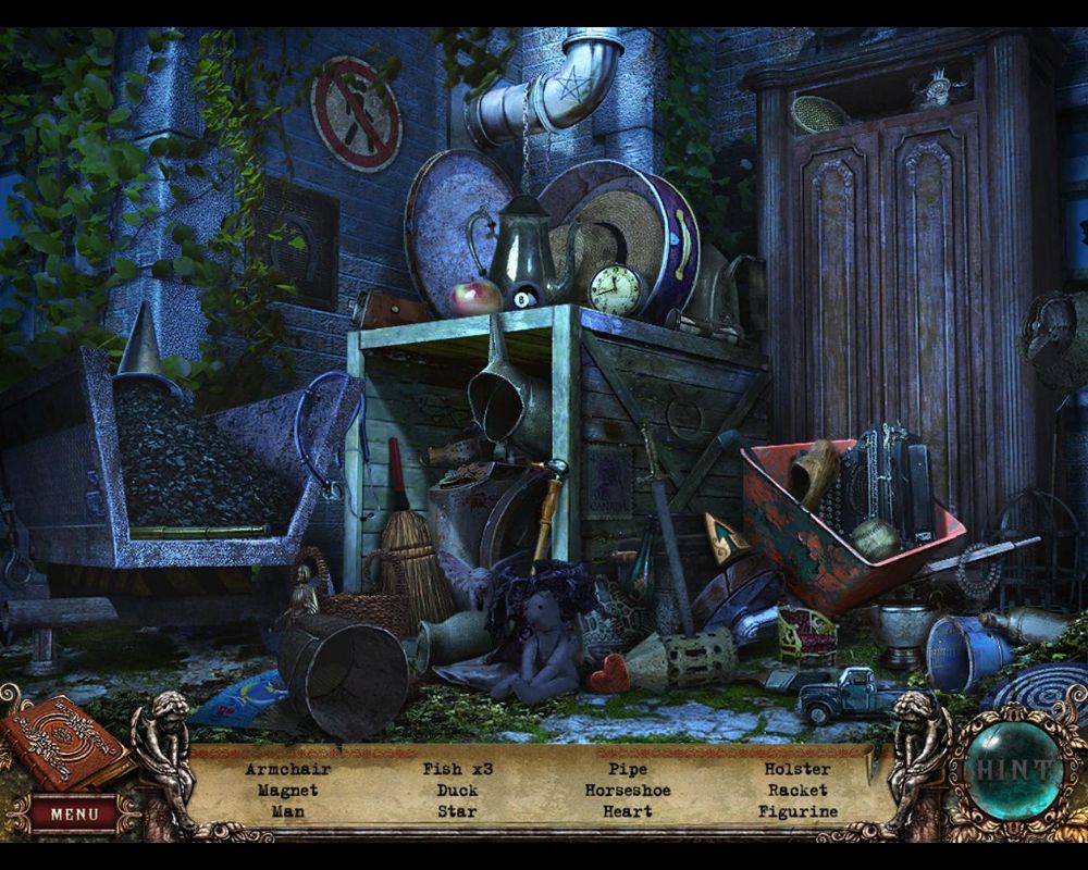 Fear for Sale: Mystery of McInroy Manor (Windows) screenshot: Coal car - objects