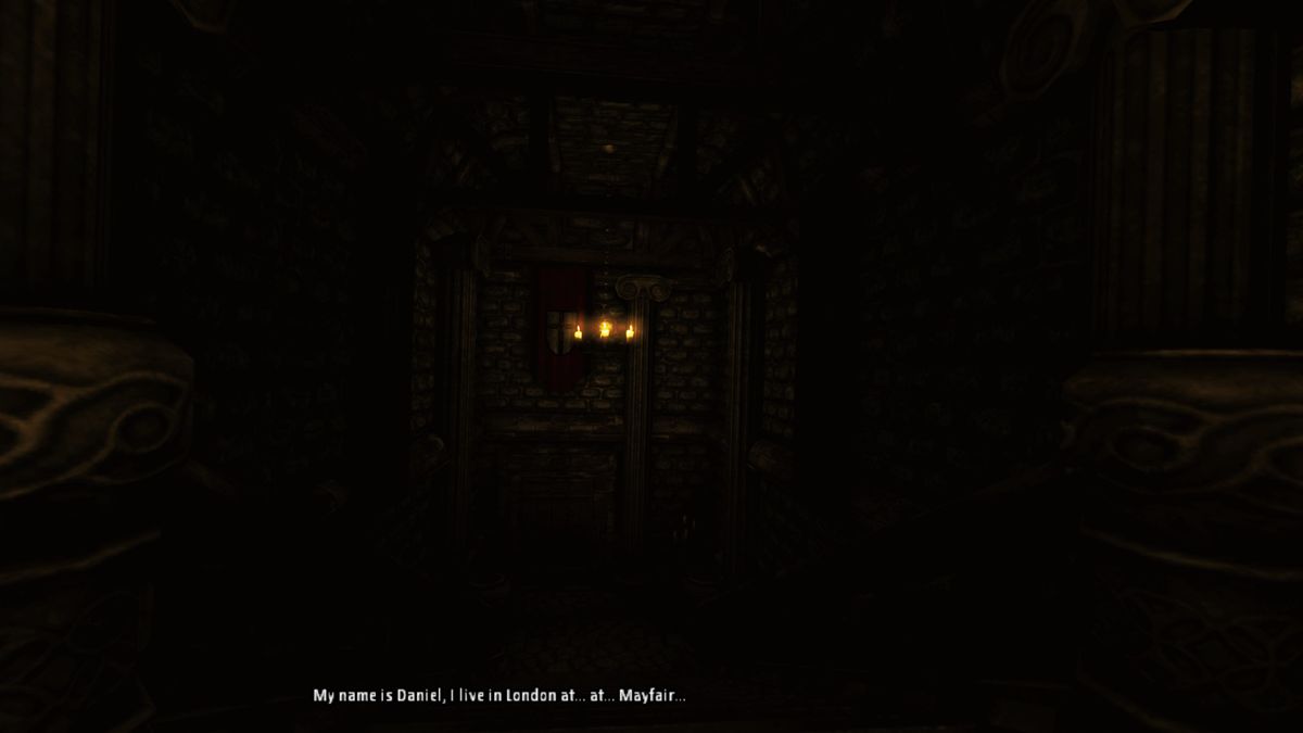 Amnesia: The Dark Descent (Windows) screenshot: You wake up without memories