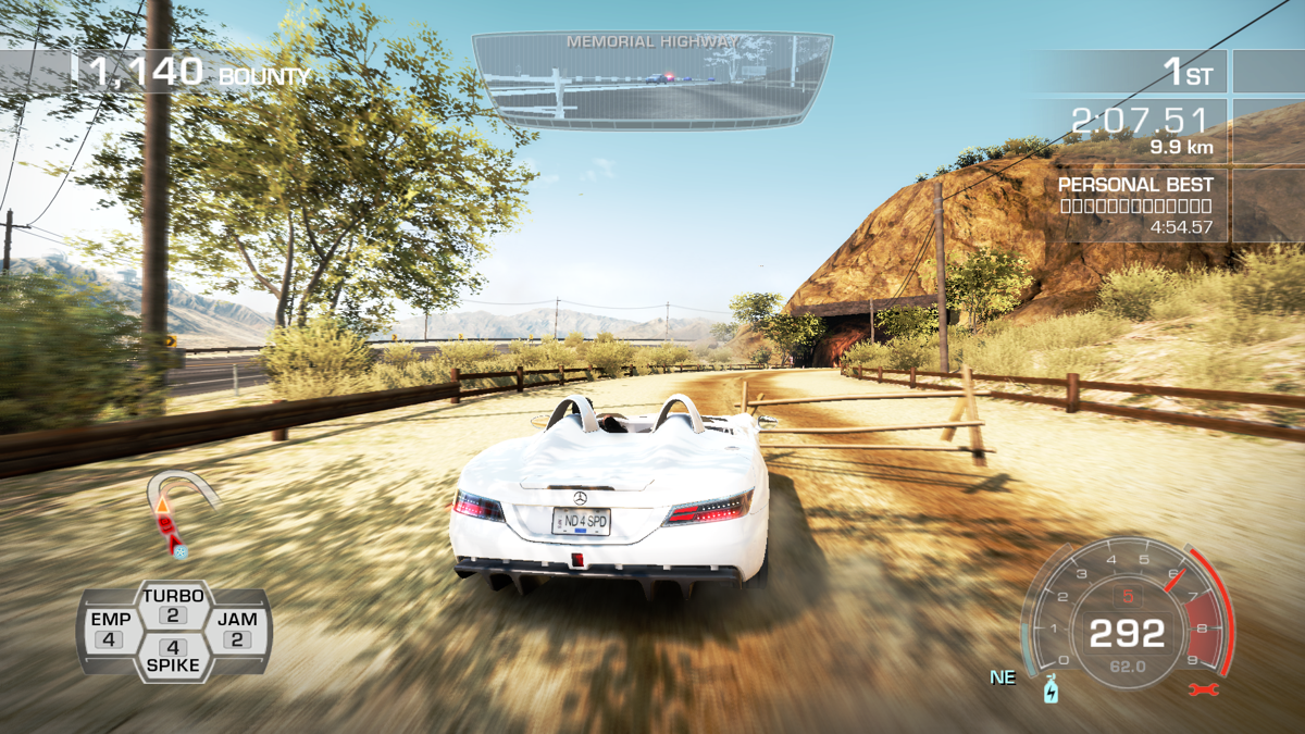 Need for Speed: Hot Pursuit (Windows) screenshot: Seems like a shortcut.