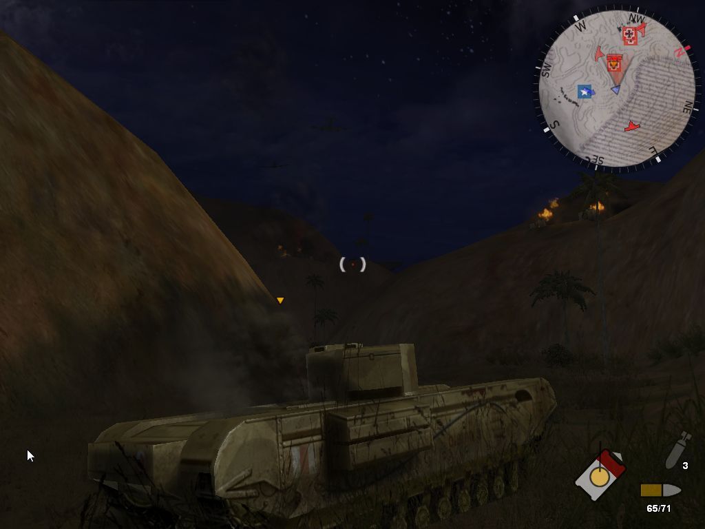Dunes of War (Windows) screenshot: ...and there they are.