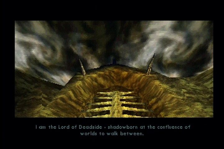 Shadow Man (PlayStation) screenshot: Deadside is where all souls go when they die.
