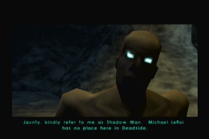 Shadow Man (Dreamcast) screenshot: Mike as Shadow Man.