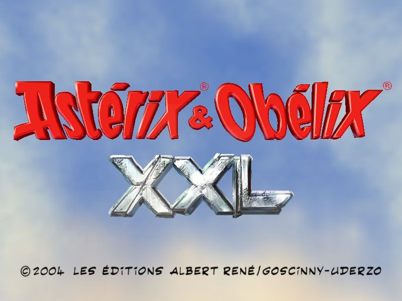 Asterix and Obelix: Kick Buttix (Windows) screenshot: Title Screen