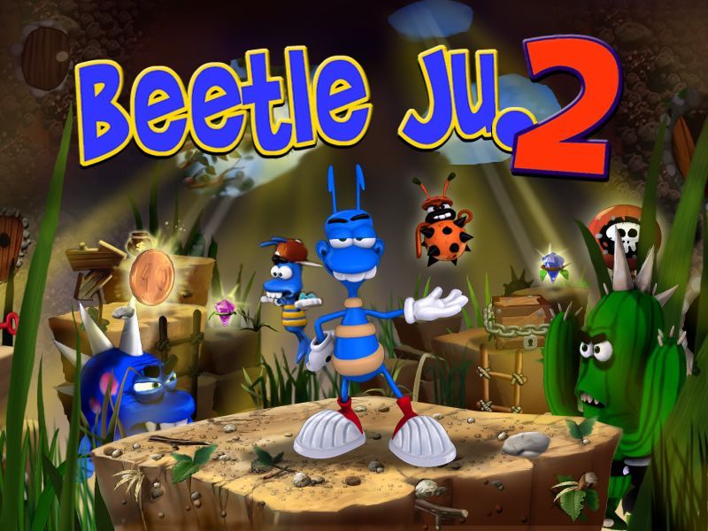 Beetle Ju. 2 (Windows) screenshot: The title screen.