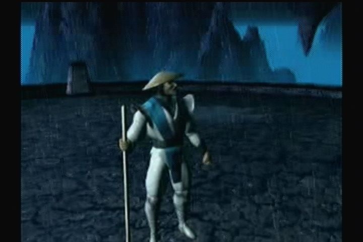 Mortal Kombat Gold (Dreamcast) screenshot: Basic character renders are unlocked as bonus videos.