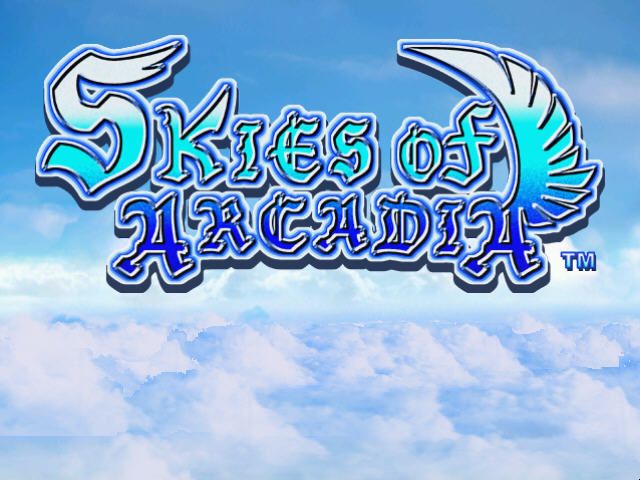 Skies of Arcadia (Dreamcast) screenshot: Title screen