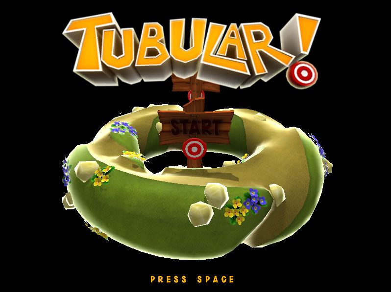 Tubular! (Windows) screenshot: The main menu of Tubular!