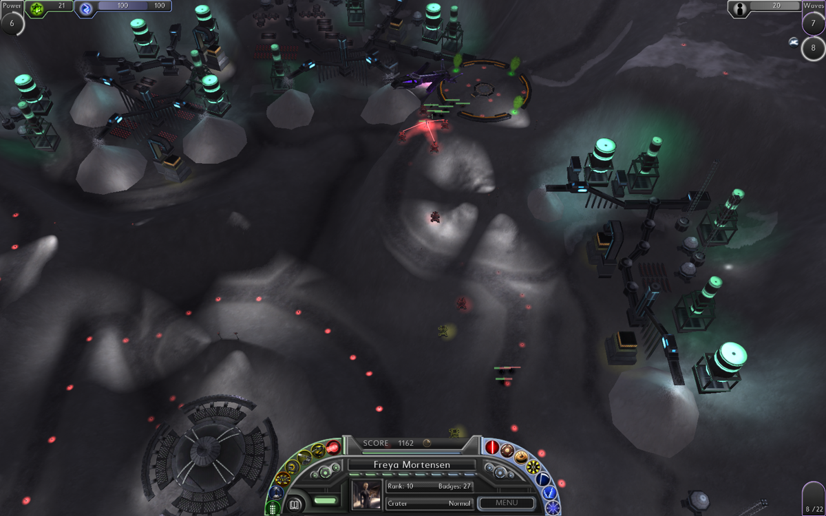 Sol Survivor (Windows) screenshot: A moon based colony