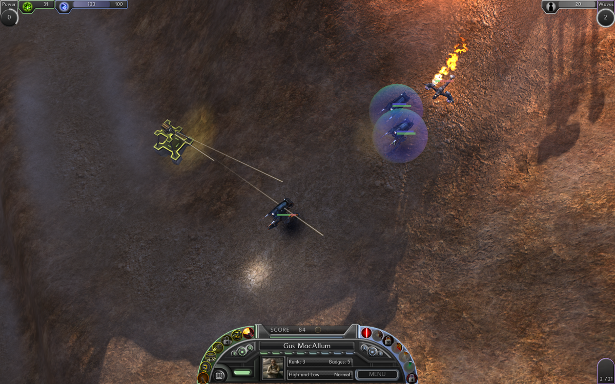 Sol Survivor (Windows) screenshot: These creeps have armour