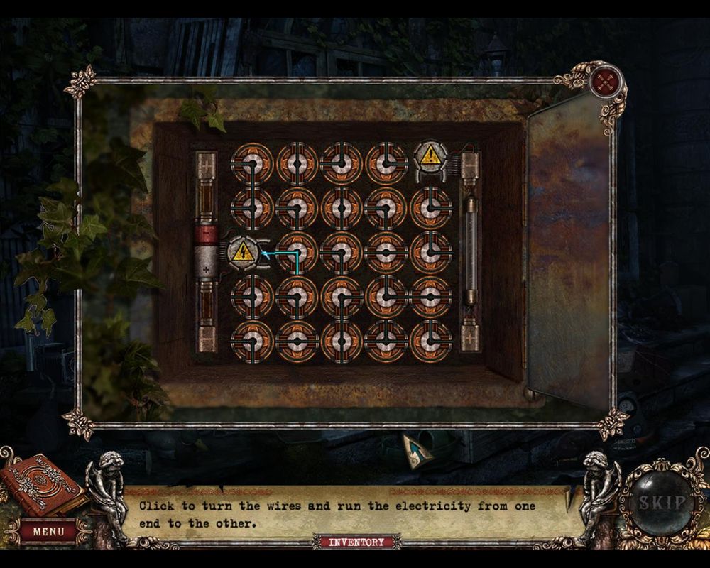 Fear for Sale: Mystery of McInroy Manor (Windows) screenshot: Electrical panel puzzle