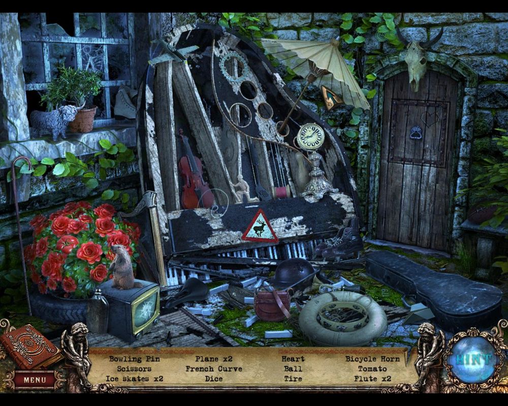 Fear for Sale: Mystery of McInroy Manor (Windows) screenshot: Grand piano - objects