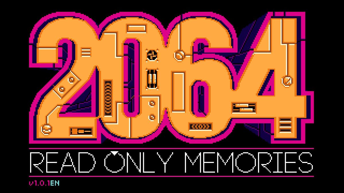 2064: Read Only Memories - Integral (Nintendo Switch) screenshot: Title screen