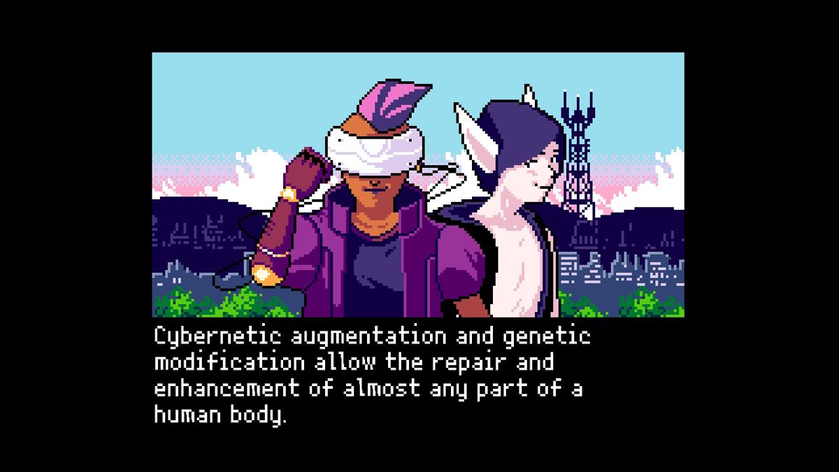2064: Read Only Memories - Integral (Nintendo Switch) screenshot: Story introduction