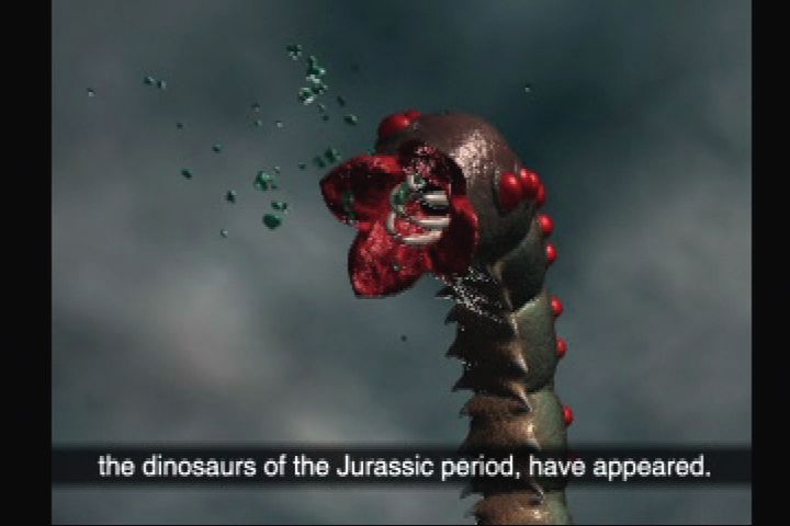 Vanark (PlayStation) screenshot: Scientists have made monsters on Mars.