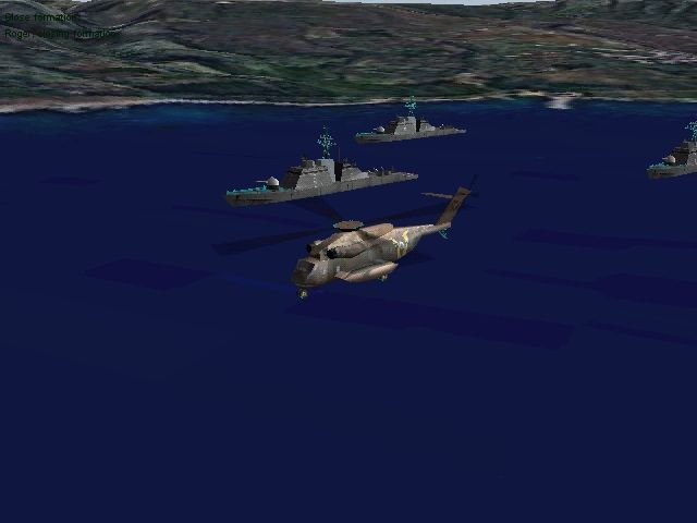 Jane's Combat Simulations: IAF - Israeli Air Force (Windows) screenshot: Friendly naval task force