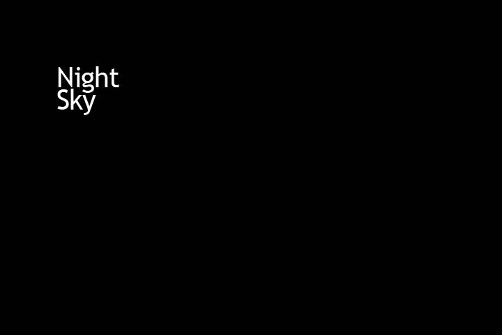 NightSky (Windows) screenshot: Title screen