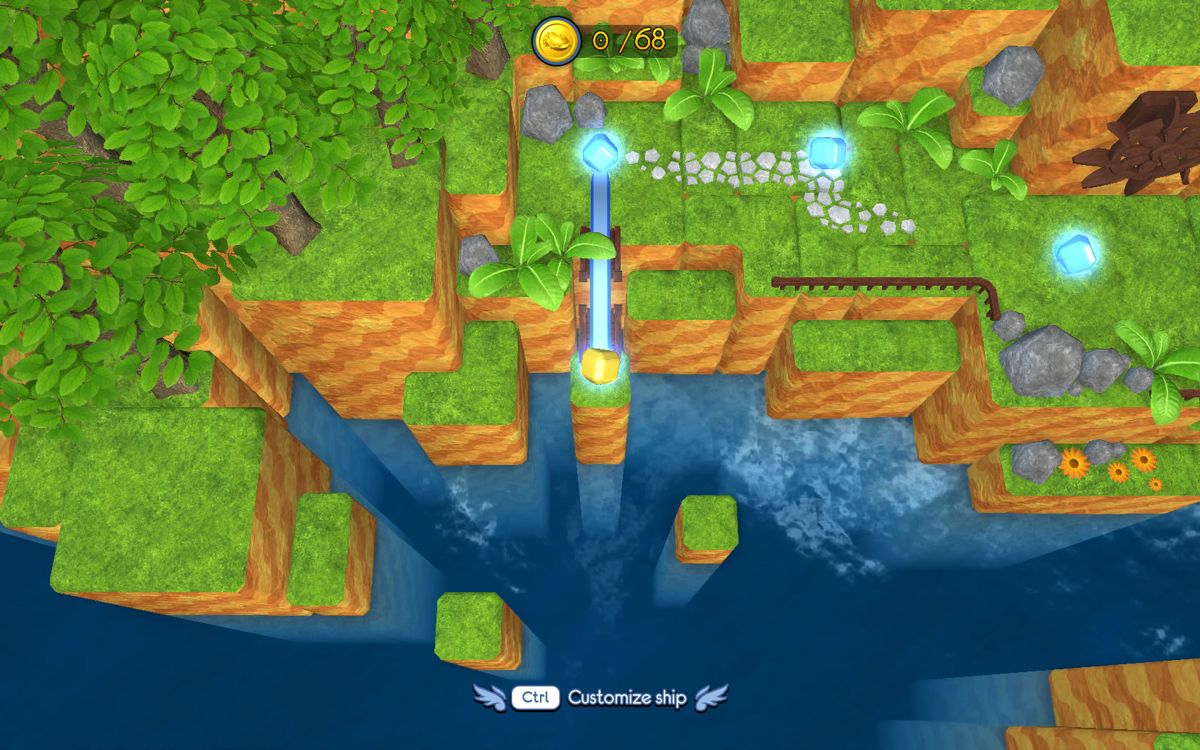 Nimbus (Windows) screenshot: The top-down level map