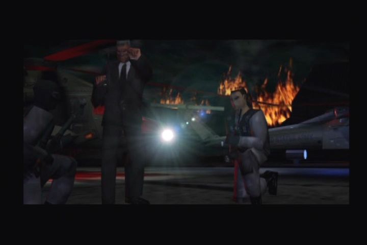 Syphon Filter 2 (PlayStation) screenshot: The agency is out to capture Gabe and Lian.