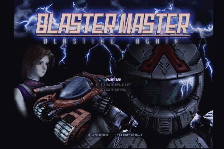 Blaster Master: Blasting Again (PlayStation) screenshot: Title screen