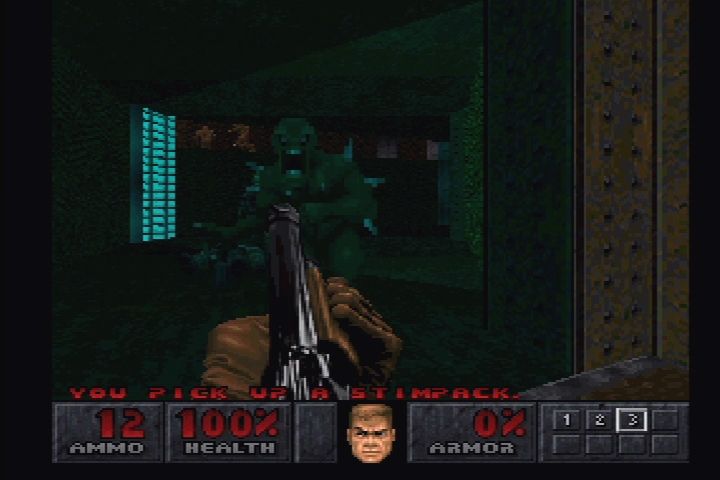 Final Doom (PlayStation) screenshot: Level 6, "Fistula"