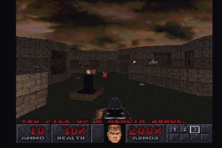 Final Doom (PlayStation) screenshot: Later in the Plutonia campaign.