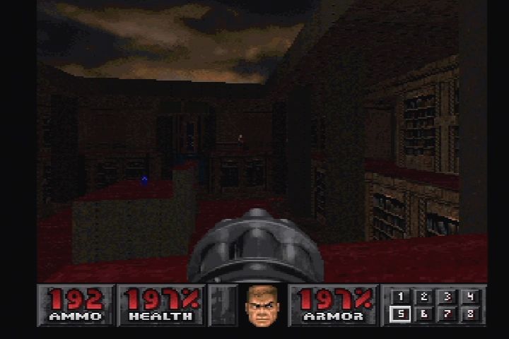 Doom (PlayStation) screenshot: Exclusive level "The Mansion"