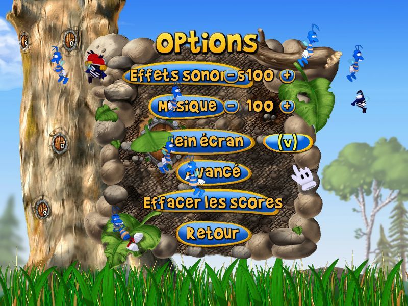 Beetle Ju. 2 (Windows) screenshot: ... the options menu .. and then