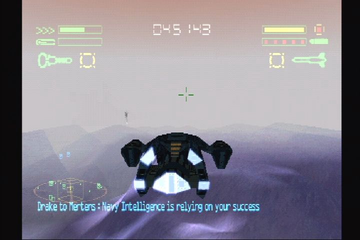 Colony Wars: Vengeance (PlayStation) screenshot: It's not all work in space this time around.