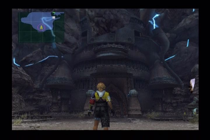 Final Fantasy X (PlayStation 2) screenshot: One of the temples on your pilgrimage.