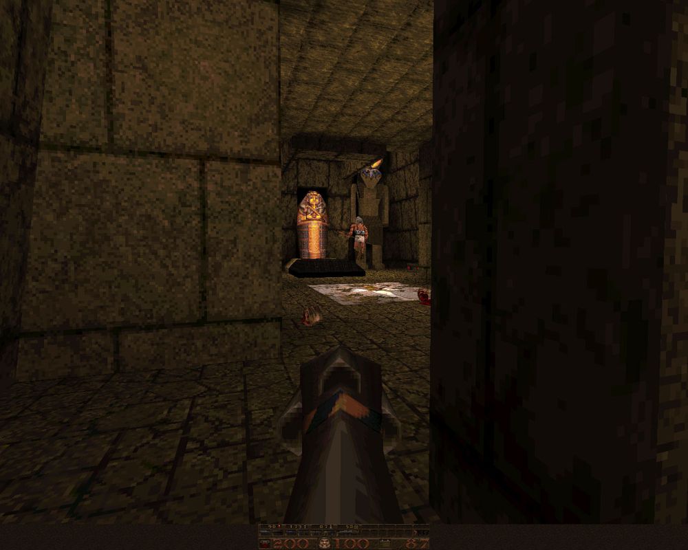 Quake Mission Pack No. 2: Dissolution of Eternity (Windows) screenshot: Guardian is one of the toughest enemies