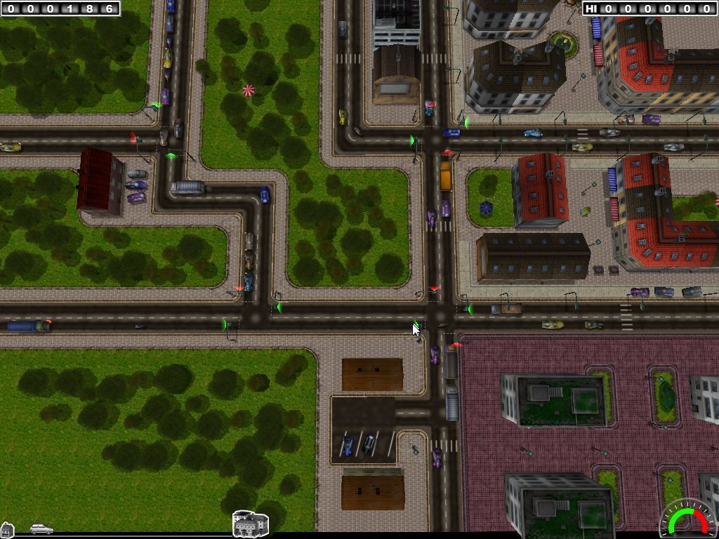 Cross Roads: Green Wave (Windows) screenshot: See the differences to the previous picture? Well, there is not much to see in this game.