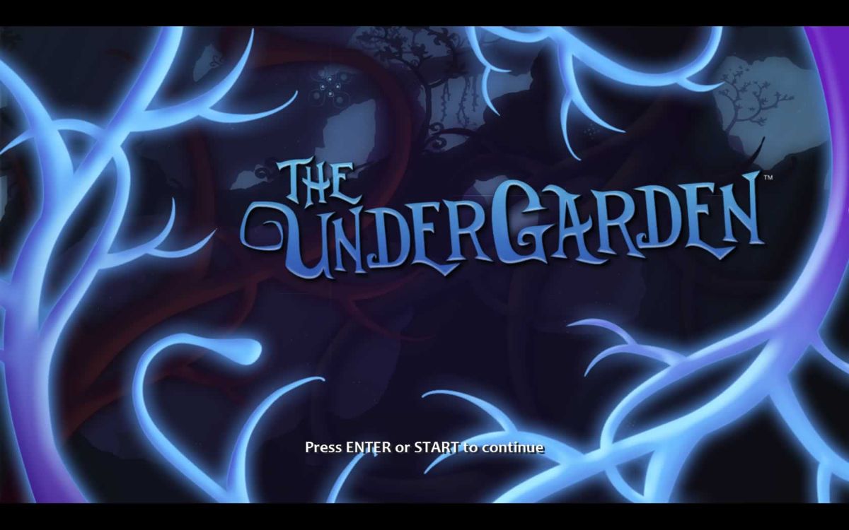 The UnderGarden (Windows) screenshot: Title Screen