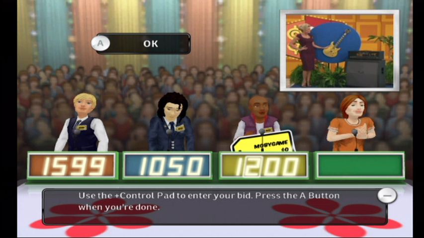 The Price is Right: 2010 Edition (Wii) screenshot: Place your bet with the control pad.
