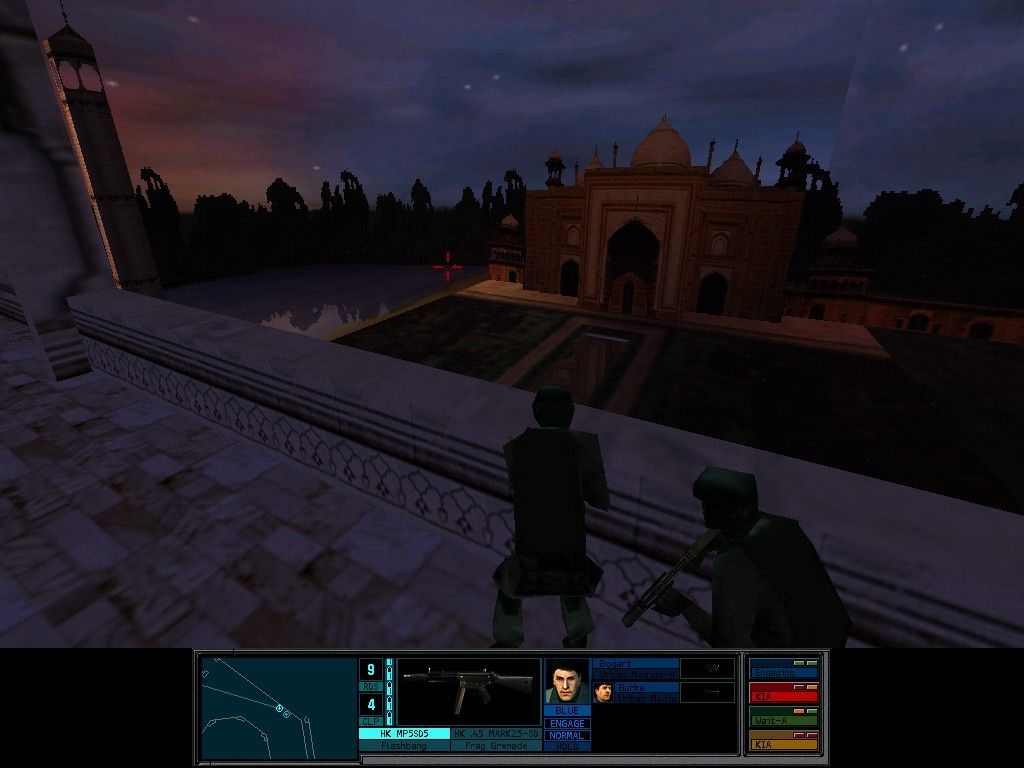 Tom Clancy's Rainbow Six: Mission Pack - Eagle Watch (Windows) screenshot: A view from Taj Mahal