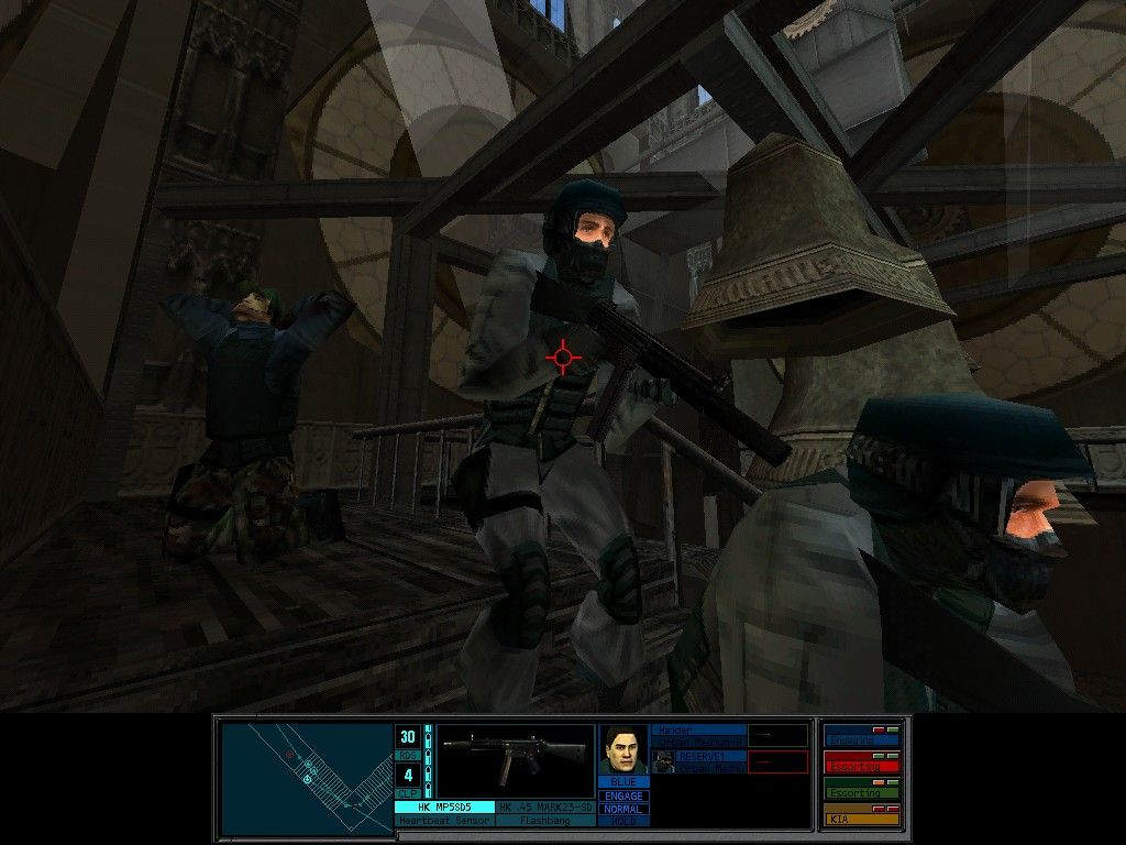 Tom Clancy's Rainbow Six: Mission Pack - Eagle Watch (Windows) screenshot: Inside Big Ben Tower